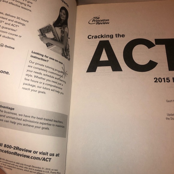 PRINCETON REVIEW ACT BOOK - Picture 4 of 4
